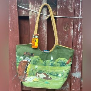 Annie Ormsby Beach Elements Golf Tote Bag